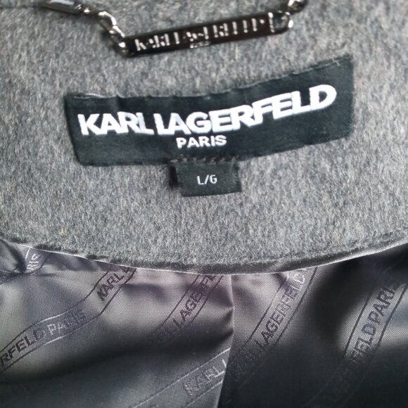 Karl Lagerfeld wool coat new - Picture 6 of 6